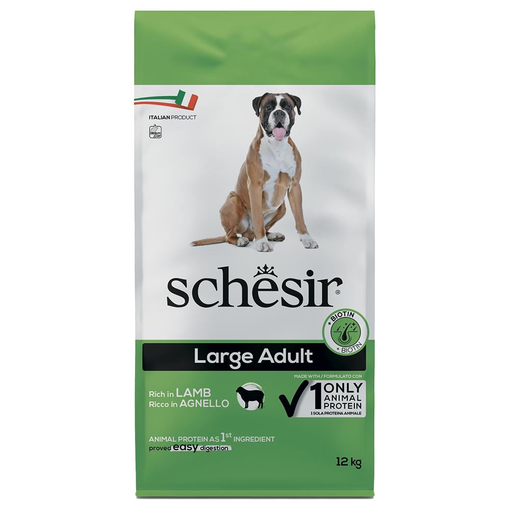 Schesir Dog Large Adult mit Lamm - Sparpaket: 2 x 12 kg Schesir Dog Large Adult mit Lamm - Sparpaket: 2 x 12 kg von Schesir