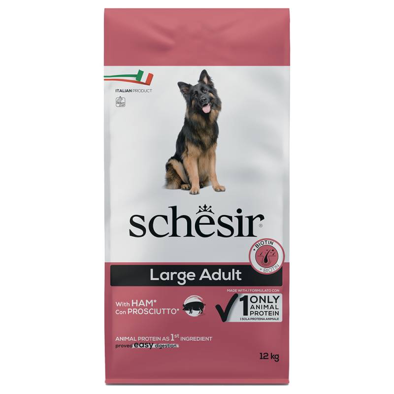 Schesir Dog Large Adult mit Schinken - 12 kg Schesir Dog Large Adult mit Schinken - 12 kg von Schesir