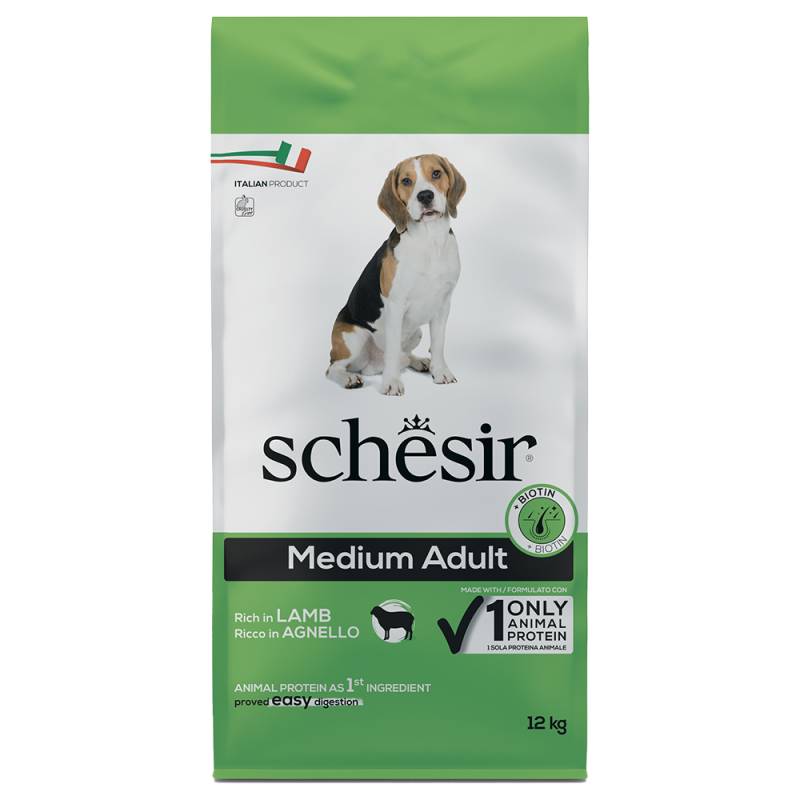 Schesir Dog Medium Adult mit Lamm - 12 kg Schesir Dog Medium Adult mit Lamm - 12 kg von Schesir