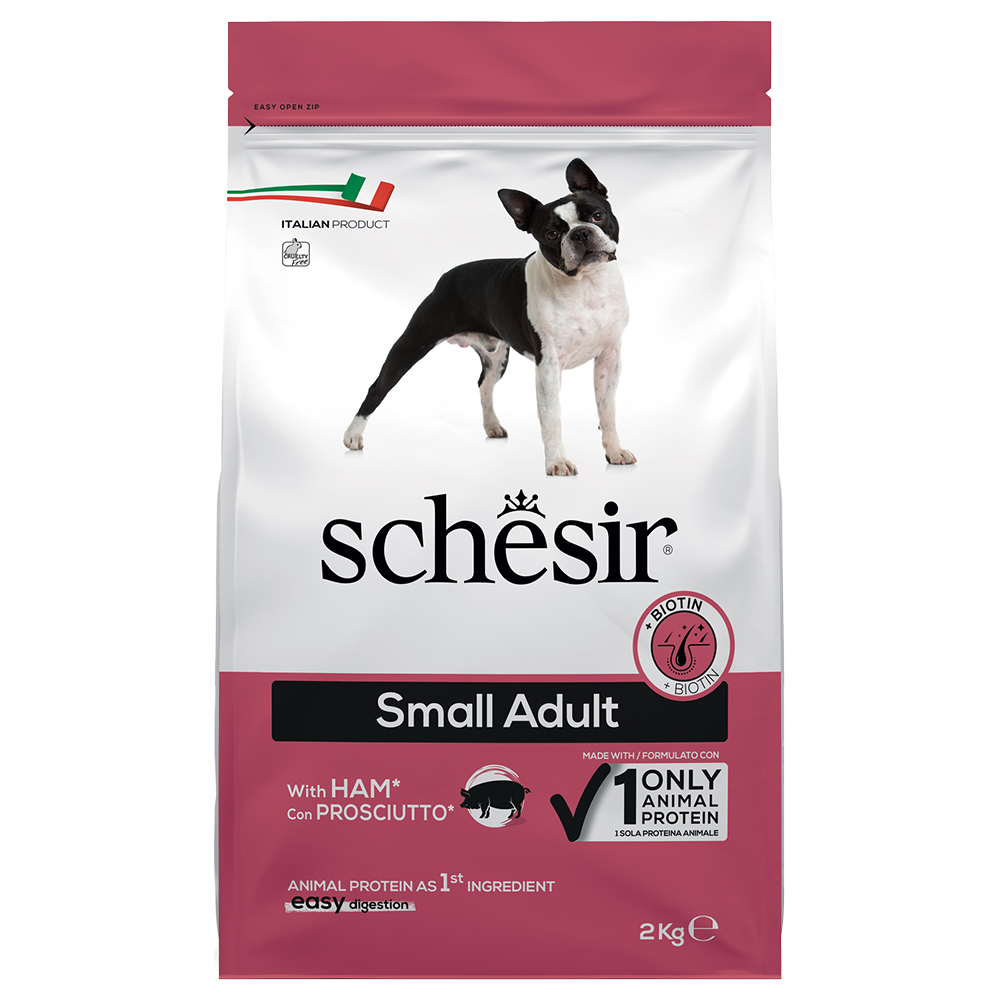Schesir Dog Small Adult mit Schinken - Sparpaket: 2 x 2 kg Schesir Dog Small Adult mit Schinken - Sparpaket: 2 x 2 kg von Schesir