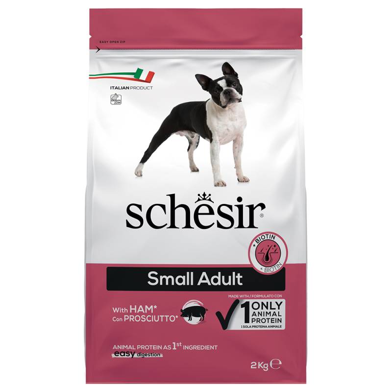 Schesir Dog Small Adult mit Schinken - Sparpaket: 2 x 2 kg von Schesir
