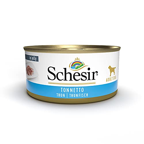 Schesir Dog Thunfisch, Hundefutter nass, 18 Dosen x 150 g Schesir Dog Thunfisch, Hundefutter nass, 18 Dosen x 150 g von Schesir