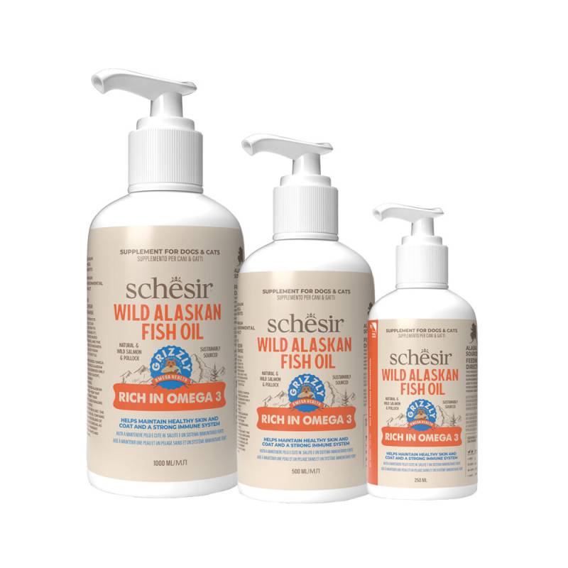 Schesir Grizzly Wild Alaskan Fischöl - 250 ml von Schesir