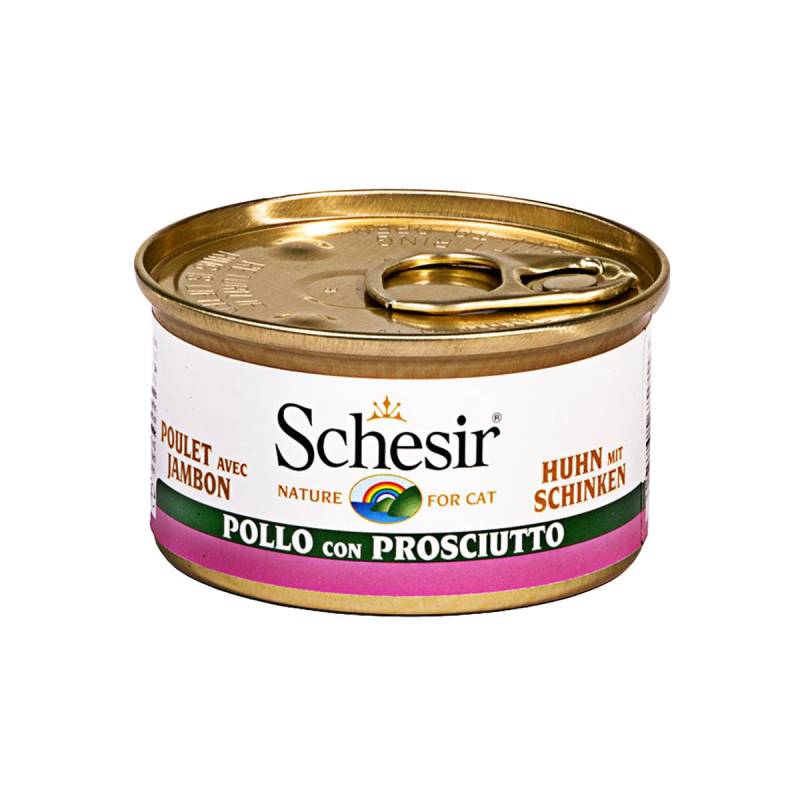Schesir Katzenfutter in Gelee Hühnerfilet mit Schinken 12x85g Schesir Katzenfutter in Gelee Hühnerfilet mit Schinken 12x85g von Schesir