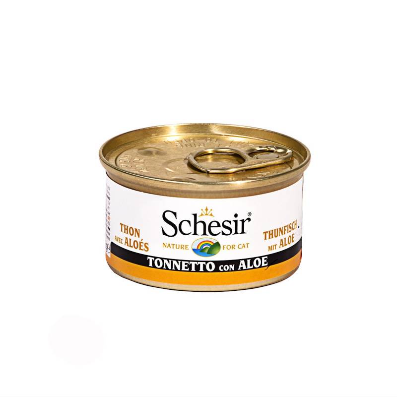 Schesir Katzenfutter in Gelee Thunfisch mit Aloe 14x85g Schesir Katzenfutter in Gelee Thunfisch mit Aloe 14x85g von Schesir