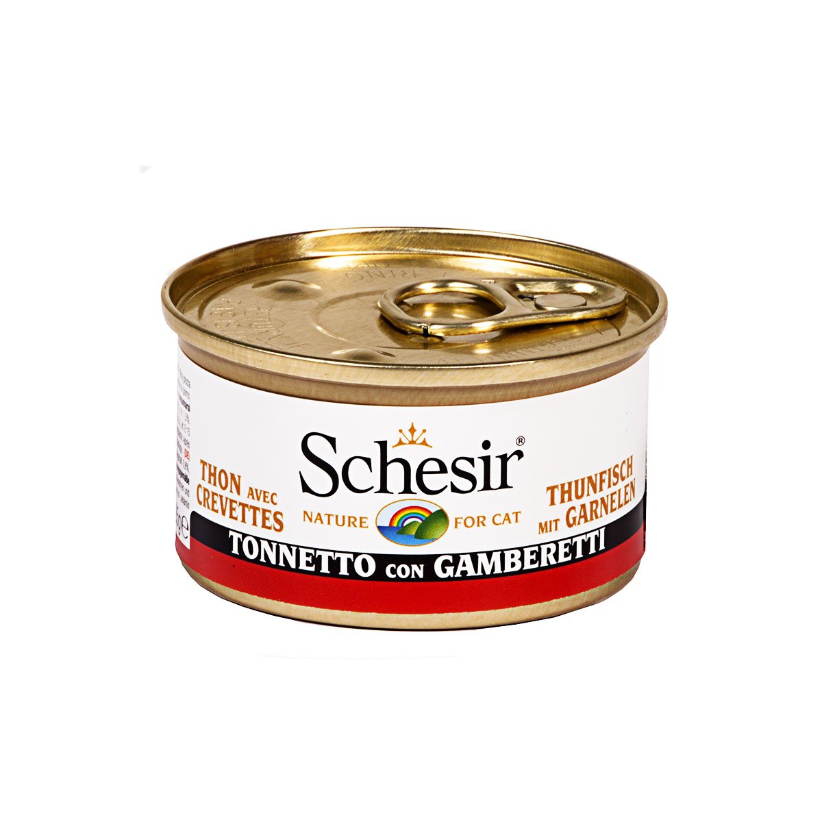 Schesir Katzenfutter in Gelee Thunfisch mit Garnelen 24x85g von Schesir