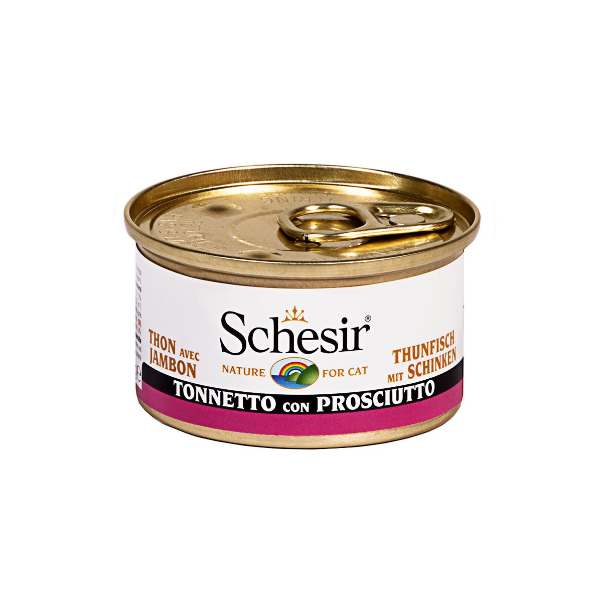 Schesir Katzenfutter in Gelee Thunfisch mit Schinken 24x85g von Schesir