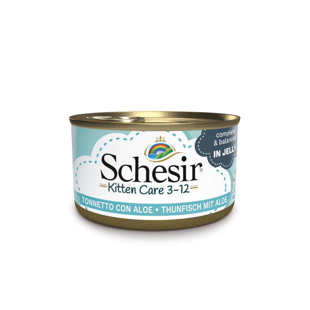 Schesir Kitten in Gelee Thunfisch mit Aloe 6 x 85 g Schesir Kitten in Gelee Thunfisch mit Aloe 6 x 85 g von Schesir