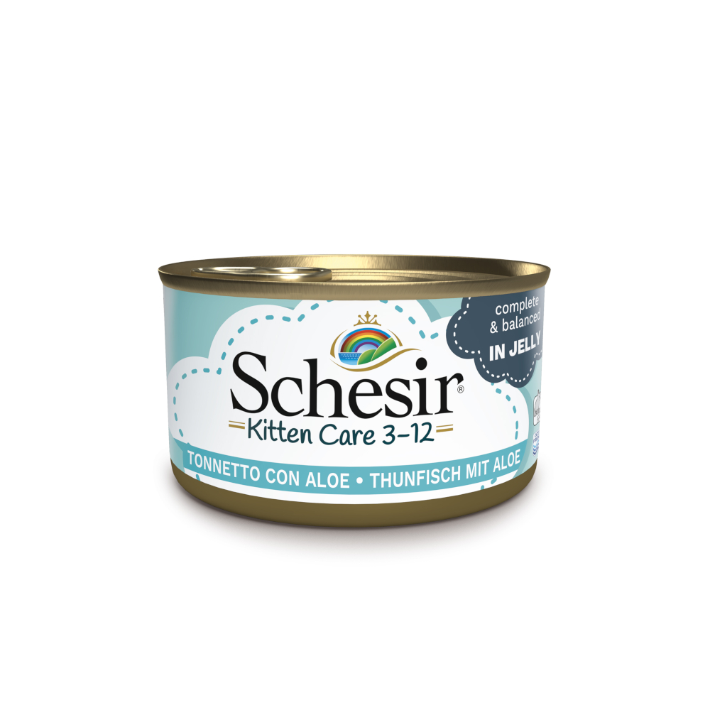 Schesir Kitten in Gelee Thunfisch mit Aloe 6 x 85 g von Schesir