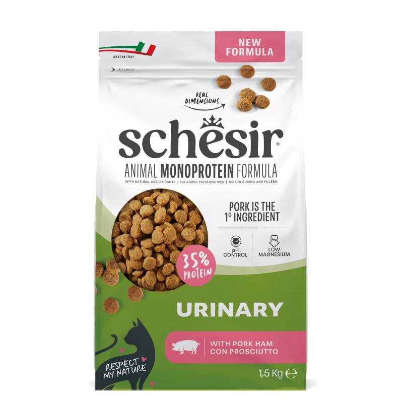 Schesir Monoprotein Urinary mit Schinken - Sparpaket: 2 x 1,5 kg Schesir Monoprotein Urinary mit Schinken - Sparpaket: 2 x 1,5 kg von Schesir