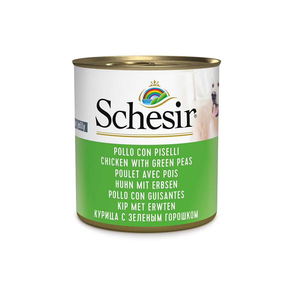 Schesir Nassfutter 6 x 285 g  - Huhn mit Erbsen von Schesir