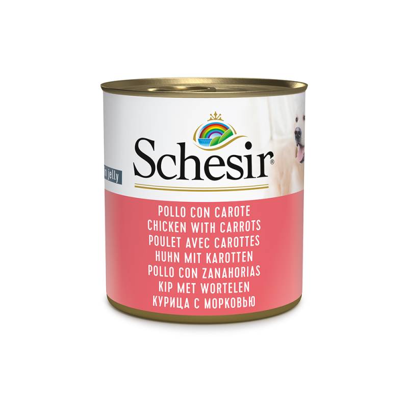 Schesir Nassfutter 6 x 285 g  - Huhn mit Karotten von Schesir