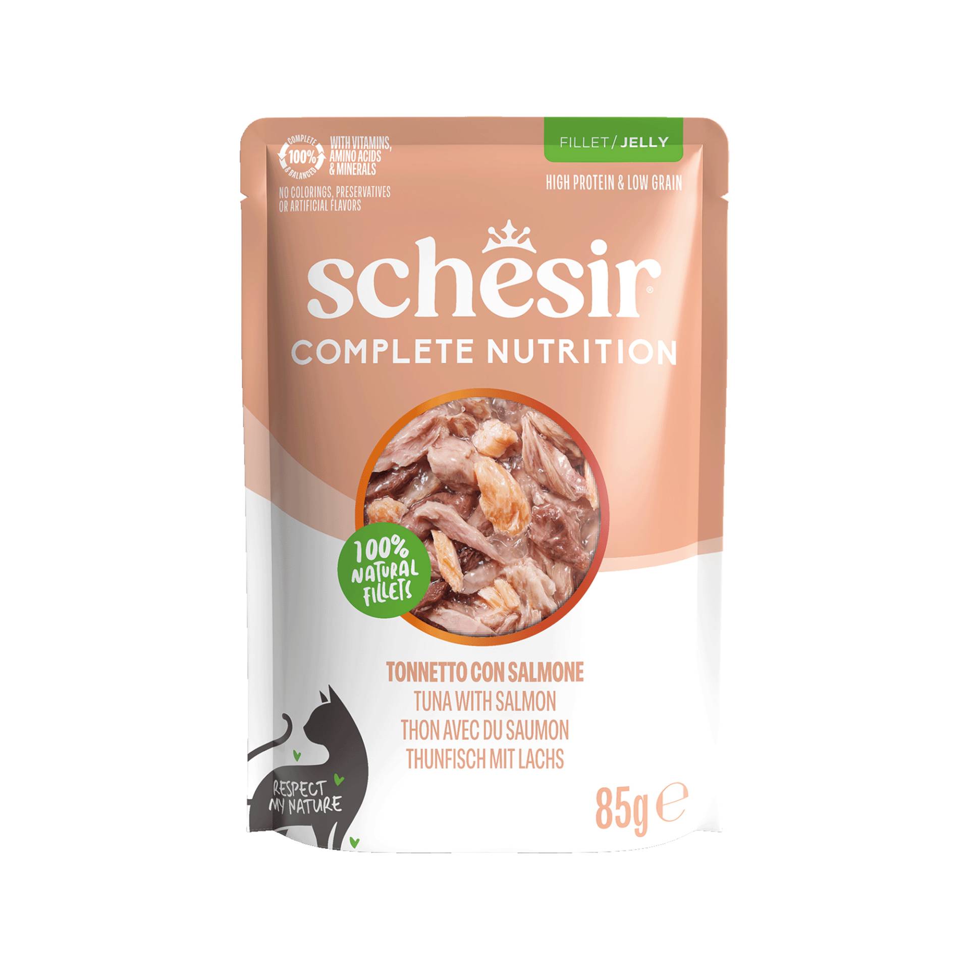 Schesir Nassfutter - Thunfisch mit Lachs - 12 x 85 g Schesir Nassfutter - Thunfisch mit Lachs - 12 x 85 g von Schesir