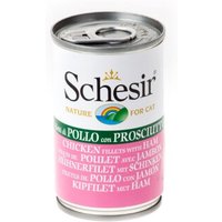 Schesir Natural 24x140g Hühnerfilet mit Schinken von Schesir