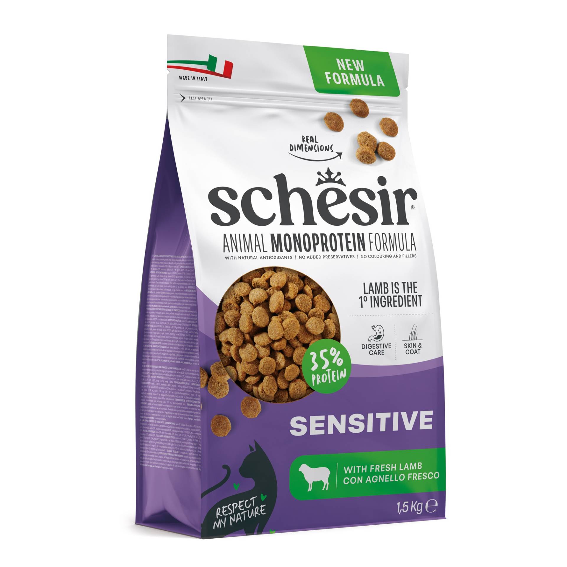 Schesir Sensitive mit Lamm - 1,5 kg von Schesir