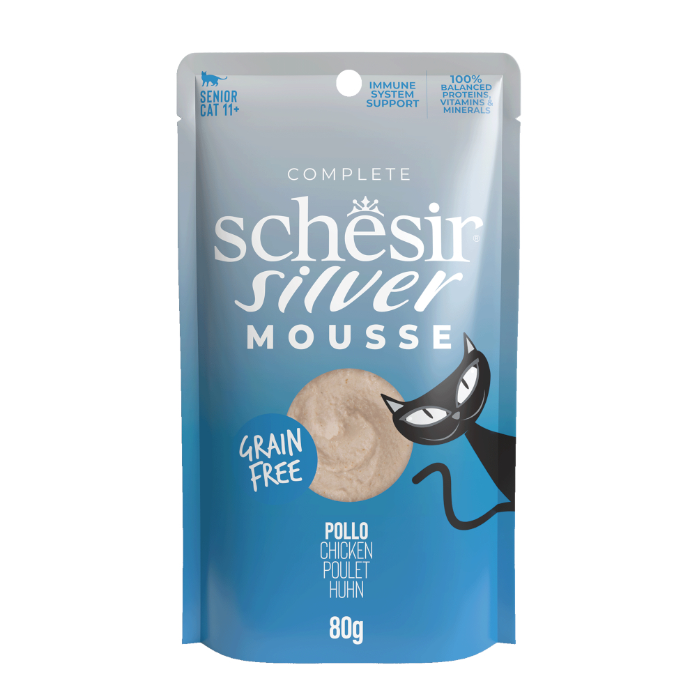 Schesir Silver Mousse 12 x 80 g - Huhn Schesir Silver Mousse 12 x 80 g - Huhn von Schesir