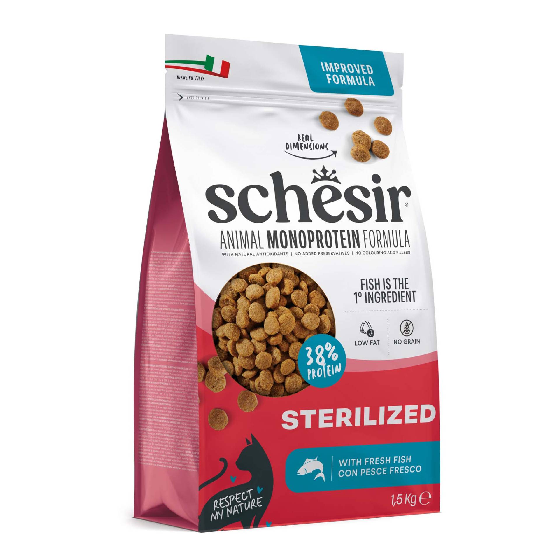 Schesir Sterilized mit Fisch - 1,5 kg Schesir Sterilized mit Fisch - 1,5 kg von Schesir