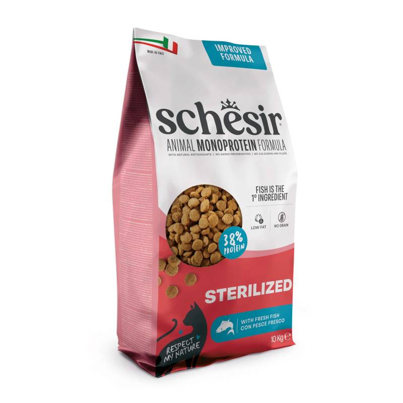 Schesir Sterilized mit Fisch - 10 kg Schesir Sterilized mit Fisch - 10 kg von Schesir