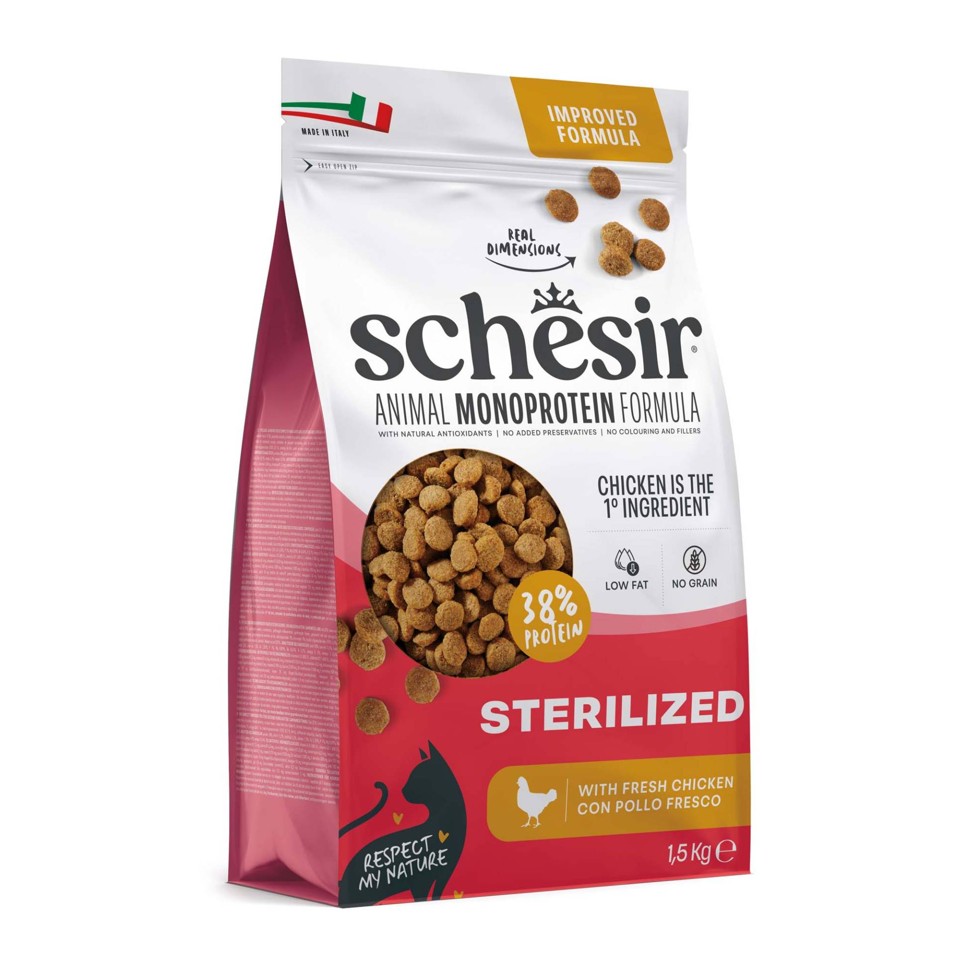 Schesir Sterilized & Light mit Huhn - 1,5 kg Schesir Sterilized & Light mit Huhn - 1,5 kg von Schesir