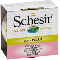 Schesir in Brühe 24x70g Hähnchenfilet, in Hühnerbrühe von Schesir