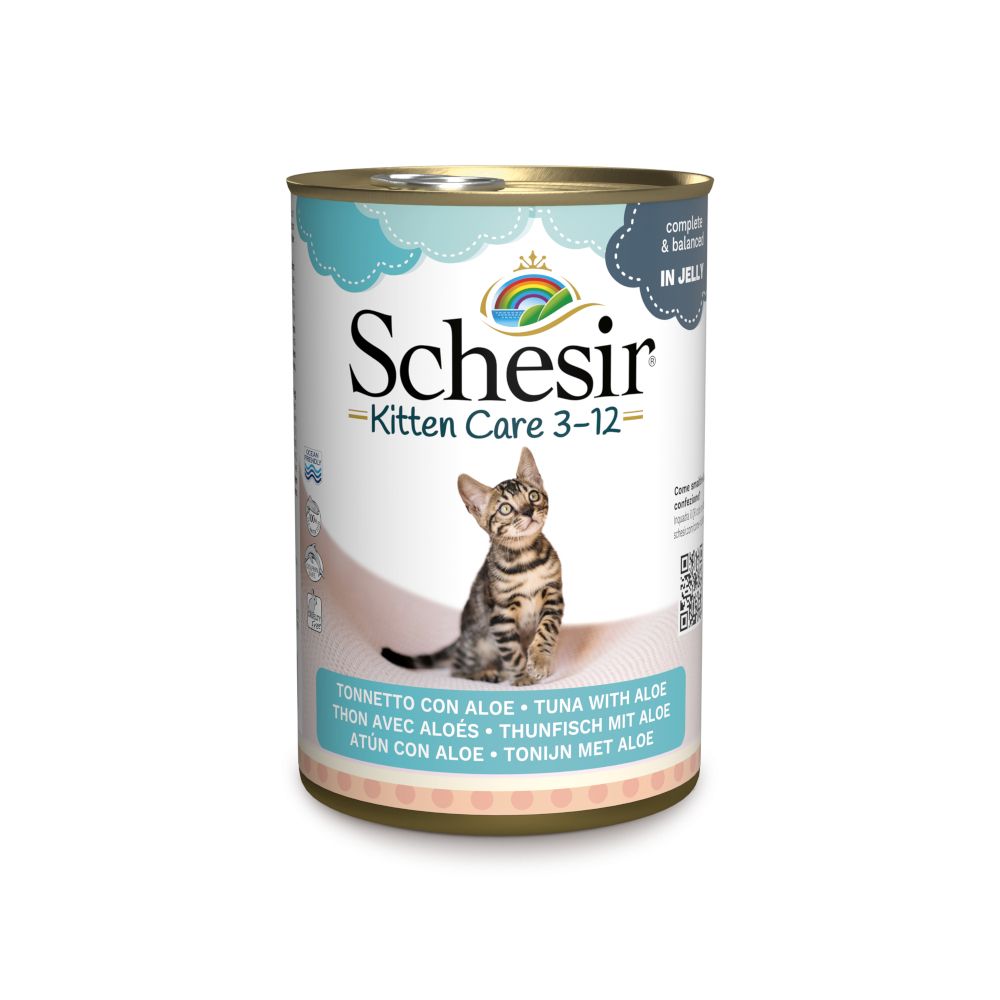 Schesir in Gelee 6 x 140 g - Kitten Thunfisch mit Aloe von Schesir