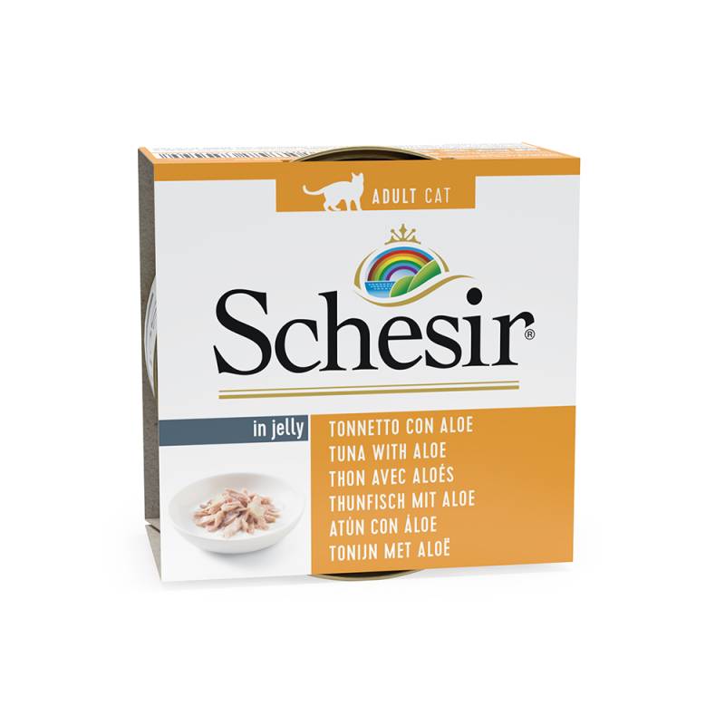 Schesir in Gelee 6 x 85 g - Thunfisch mit Aloe von Schesir