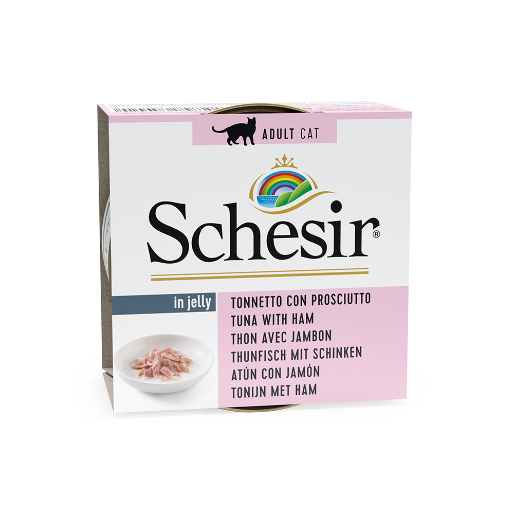 Schesir in Gelee 6 x 85 g - Thunfisch mit Schinken von Schesir