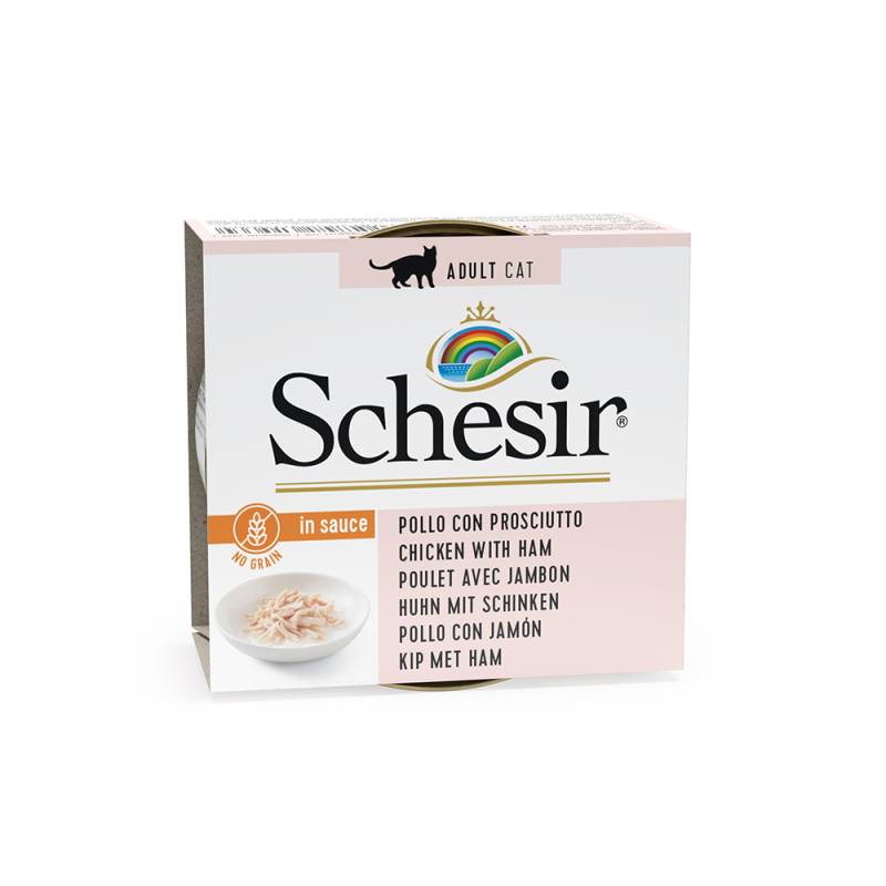 Schesir in natürlicher Sauce 6 x 70 g - Huhn mit Schinken von Schesir