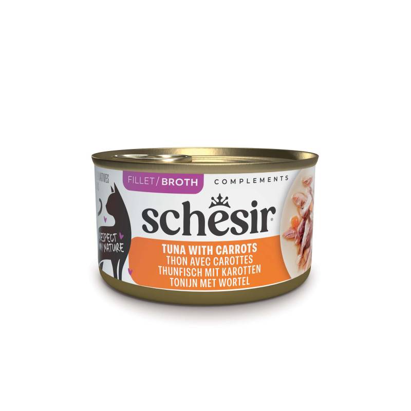 Sparpaket Schesir Complements in Brühe 24 x 70 g - Thunfisch mit Karotten Sparpaket Schesir Complements in Brühe 24 x 70 g - Thunfisch mit Karotten von Schesir