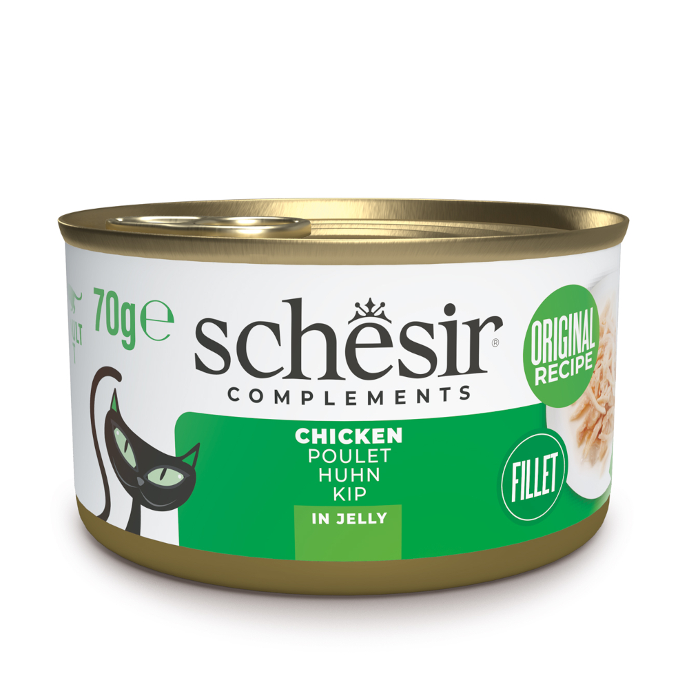 Sparpaket Schesir Complements in Gelee 24 x 70 g - Huhn von Schesir