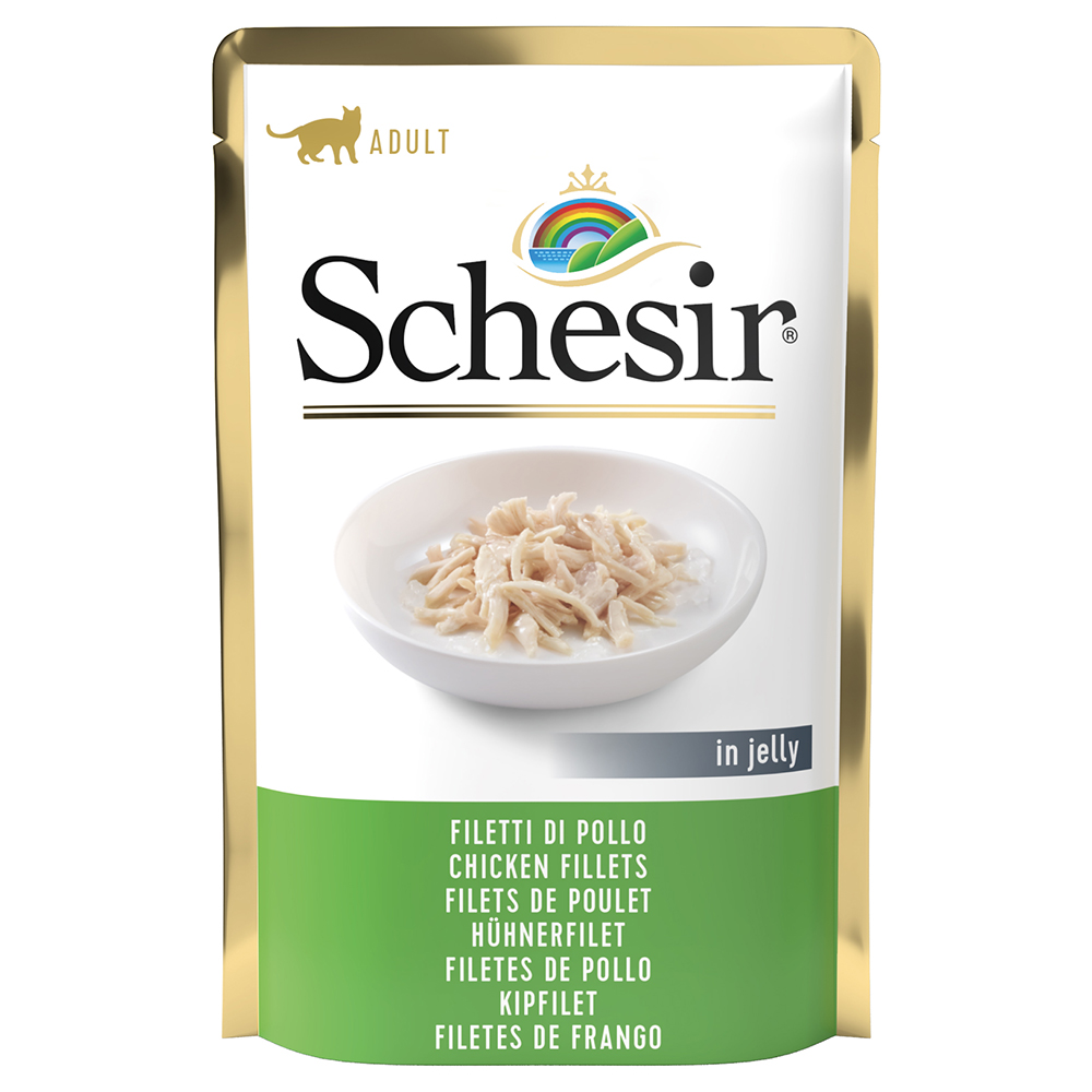 Sparpaket Schesir Katze Jelly Pouch 24 x 85 g - Hühnerfilet Sparpaket Schesir Katze Jelly Pouch 24 x 85 g - Hühnerfilet von Schesir