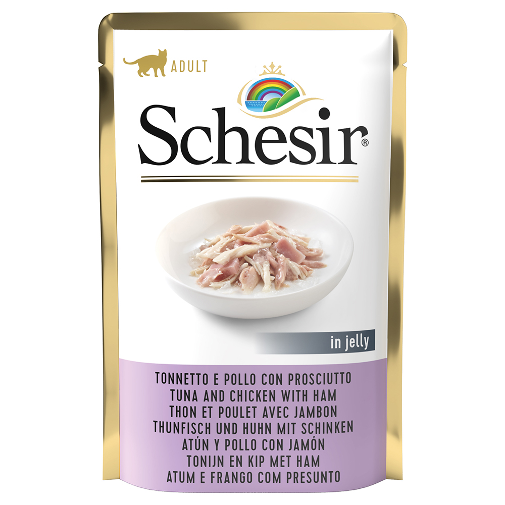 Sparpaket Schesir Katze Jelly Pouch 24 x 85 g - Thunfisch mit Huhn und Schinken Sparpaket Schesir Katze Jelly Pouch 24 x 85 g - Thunfisch mit Huhn und Schinken von Schesir