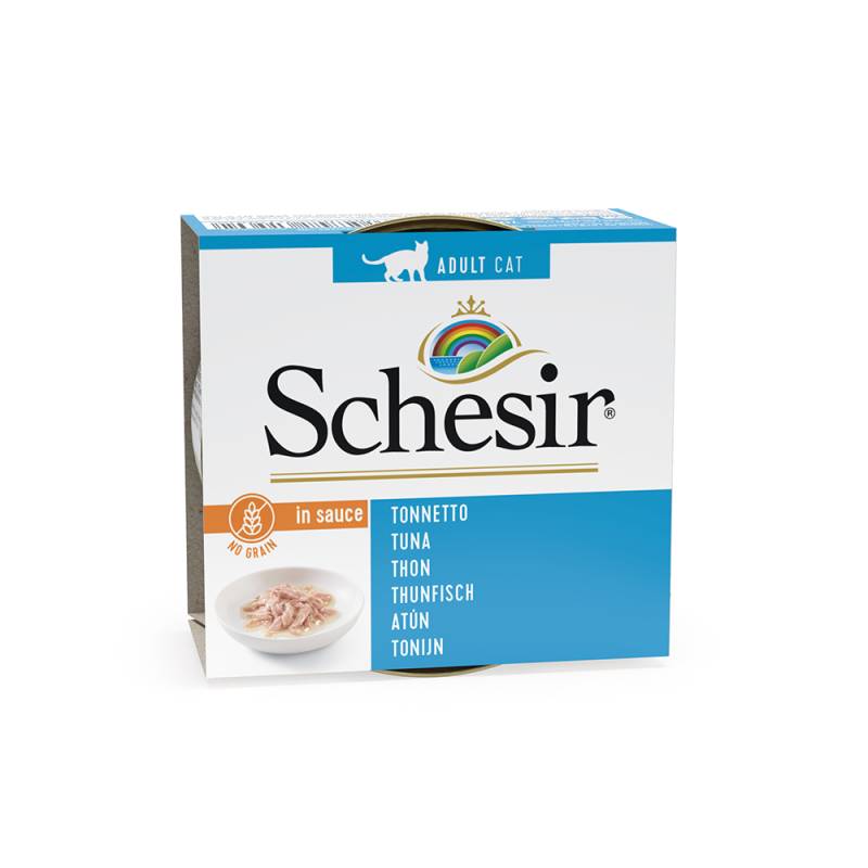 Sparpaket Schesir Natural in Sauce 24 x 70 g - Thunfisch von Schesir