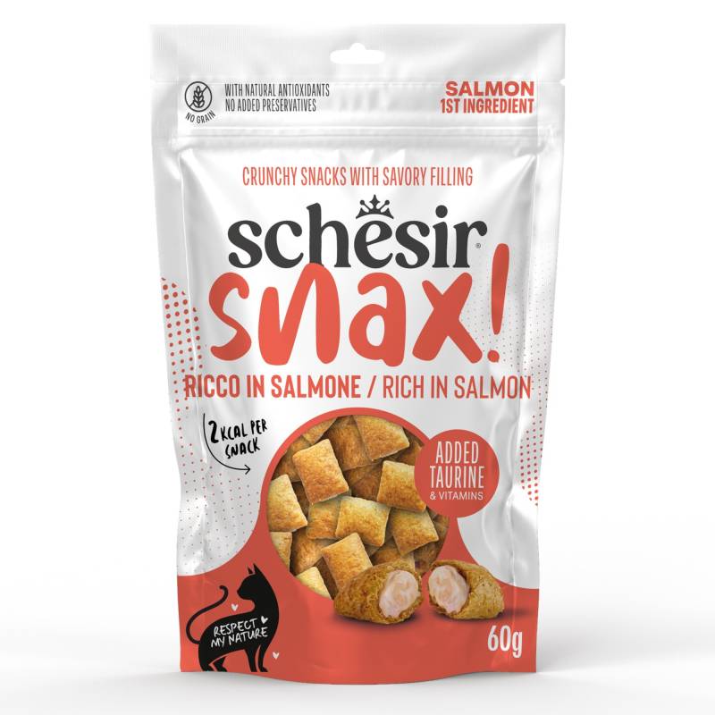 Sparpaket Schesir Snax! Pillows 3 x 60 g - Lachs Sparpaket Schesir Snax! Pillows 3 x 60 g - Lachs von Schesir