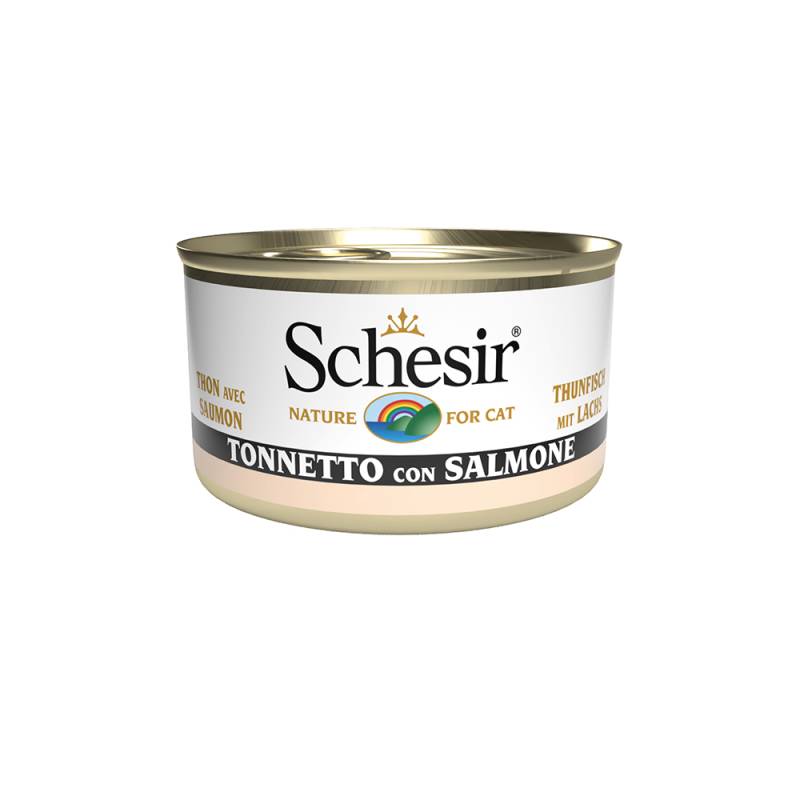Sparpaket Schesir Tuna in Gelee 24 x 85 g - Thunfisch mit Lachs von Schesir