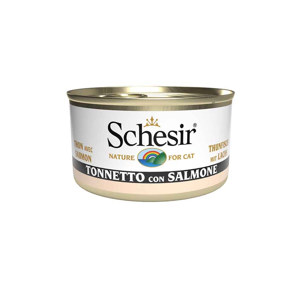 Sparpaket Schesir Tuna in Gelee 24 x 85 g - Thunfisch mit Lachs Sparpaket Schesir Tuna in Gelee 24 x 85 g - Thunfisch mit Lachs von Schesir