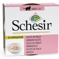 Sparpaket Schesir in Brühe 24 x 70 g - Hühnerfilet von Schesir