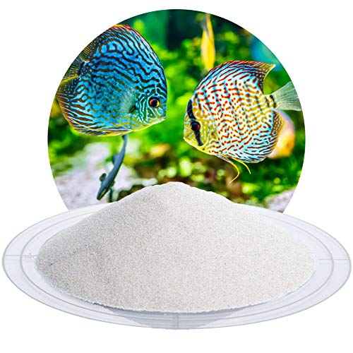 Schicker Mineral Aquariumsand Aquariumkies Natur im 25 kg Sack, kantengerundet, gewaschen, ungefärbt, Aquariumsand Natur (0,1-0,3 mm) von Schicker Mineral