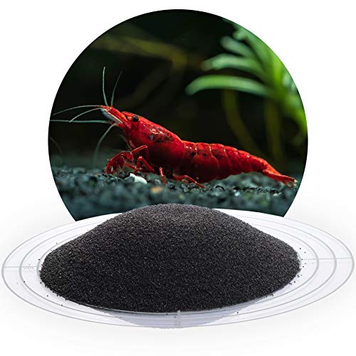 Schicker Mineral Schwarzer Aquariumsand Aquariumkies 0,4-0,8 mm oder 2-3 mm, 10 kg Sack, farbecht, Salzwasser und Süßwasser geeignet, kantengerundet, (0,4-0,8 mm) von Schicker Mineral