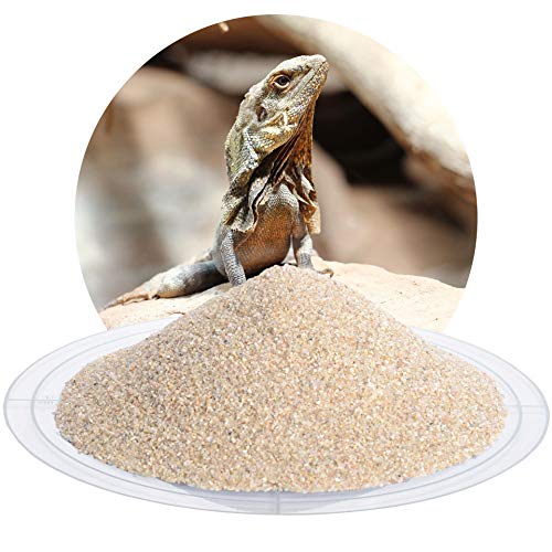 Schicker Mineral Terrariumsand Terrariumkies beige im 25 kg Sack, hochrein, kantengerundet, (0,5-1,0 mm) von Schicker Mineral