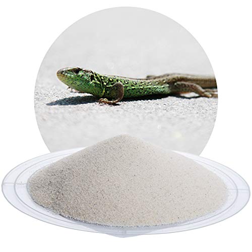 Schicker Mineral Terrariensand weiß 25 kg, hochrein, kantengerundet, gewaschen und hocherhitzt, frei von organischen Stoffen, keimfrei, sofort einsetzbar, Terrariumkies (0,2-0,5 mm) von Schicker Mineral