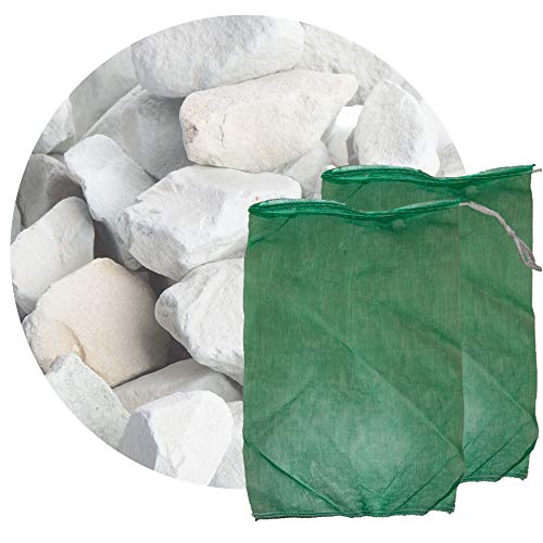 Zeolith Filterset (25 kg Zeolith und 2 Filtersäcke) von Schicker Mineral für Ihren Gartenteich, ideal geeignet als Wasseraufbereiter (16,0-32,0 mm) von Schicker Mineral