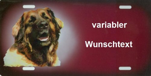 Hundeschilder Leonberger selbst gestalten und Bedrucken ✓ Hundewarnschilder ✓ Hinweisschild ✓ Verbotsschild von Schilderfeuerwehr