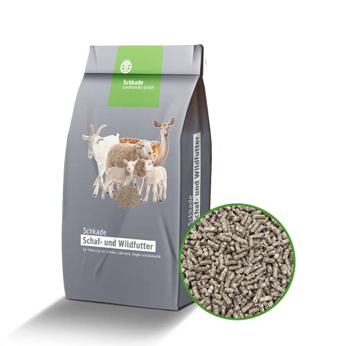 Schkade Landhandel GmbH Ziegenfutter, nährstoffreiches Futter für Ziegen, 3 mm pelletiert, 25 kg von Schkade Landhandel GmbH