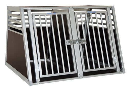 Schmidt-Box Hundebox Doppelbox ALU UMD 100/83/68 Gross von Schmidt-Box