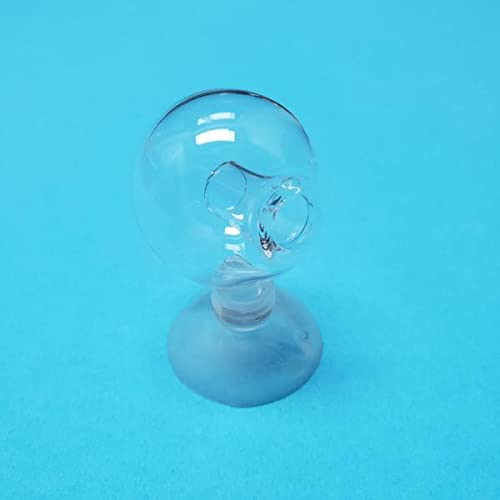 CO2 Dropchecker aus Glas (runde Form), Dauertest für Aquarium von Schmitt Aquaristik