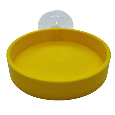 Futter-Schale mit Saugnapf Garnelen Futter Sticks (gelb) von Schmitt Aquaristik