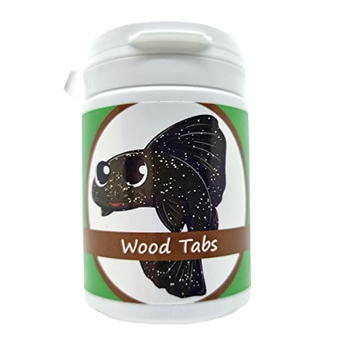 Schmitt Aquaristik Futter-Tabletten Wurzeln 75ml, Wood Tabs, Futter für Garnelen, Krebse, Welse und Schnecken von Schmitt Aquaristik