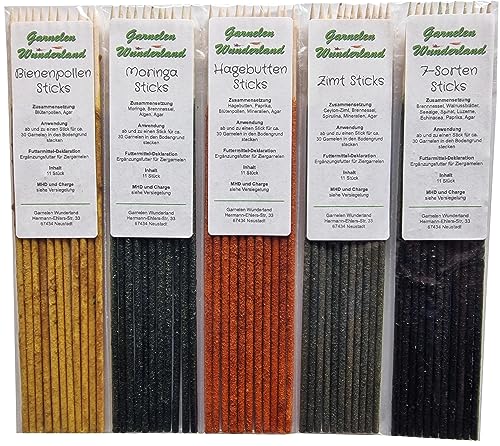 Garnelen Wunderland Shrimp Sticks 5er-Bundle 55 Stück/Lollies Lutscher Futter Set Garnelen Wunderland Shrimp Sticks 5er-Bundle 55 Stück/Lollies Lutscher Futter Set von Schmitt Aquaristik