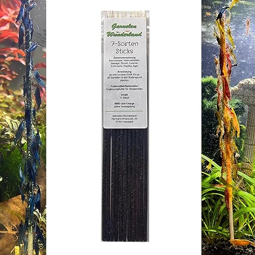 Schmitt Aquaristik Garnelen Wunderland Shrimp Sticks 7-Sorten 11 Stück/Lollies Lutscher Futter Stangen Schmitt Aquaristik Garnelen Wunderland Shrimp Sticks 7-Sorten 11 Stück/Lollies Lutscher Futter Stangen von Schmitt Aquaristik